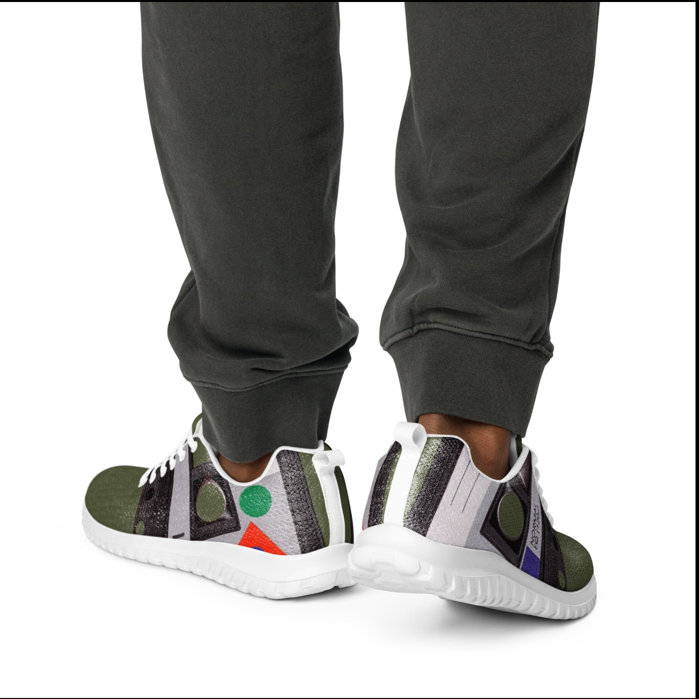 Street Style Sneakers for Men and Unisex - Dark Green