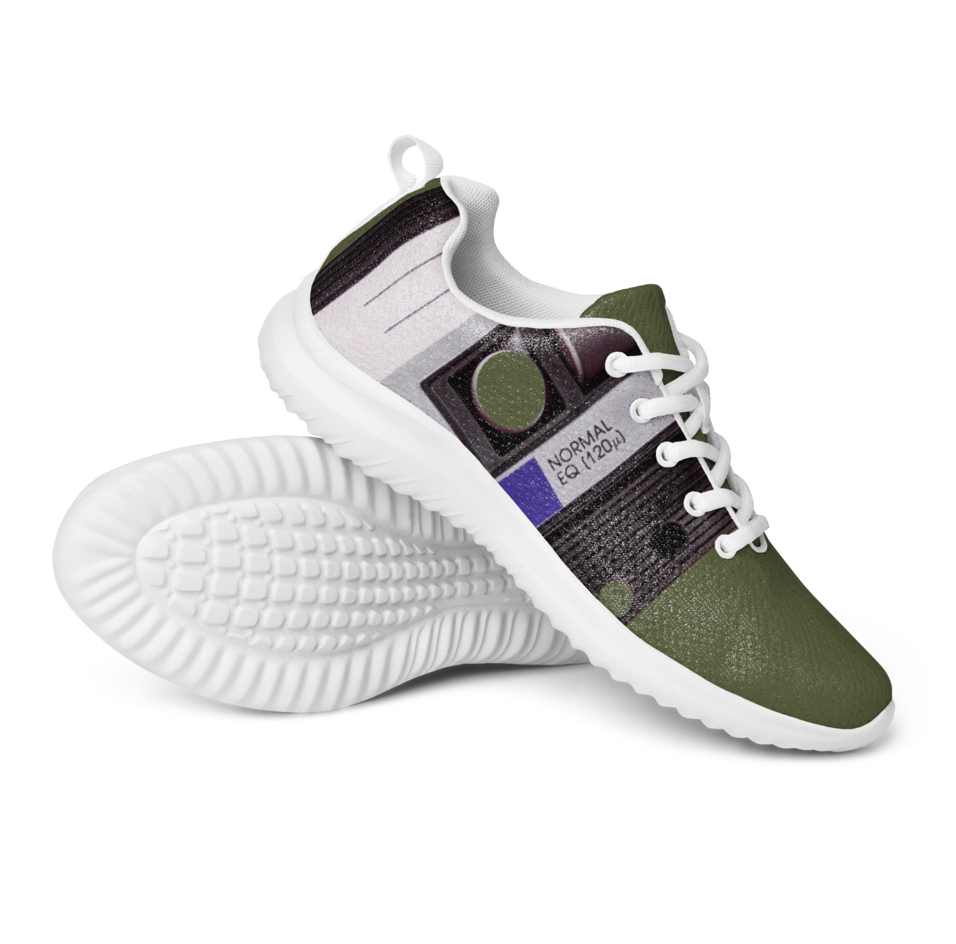 Street Style Sneakers for Men and Unisex - Dark Green