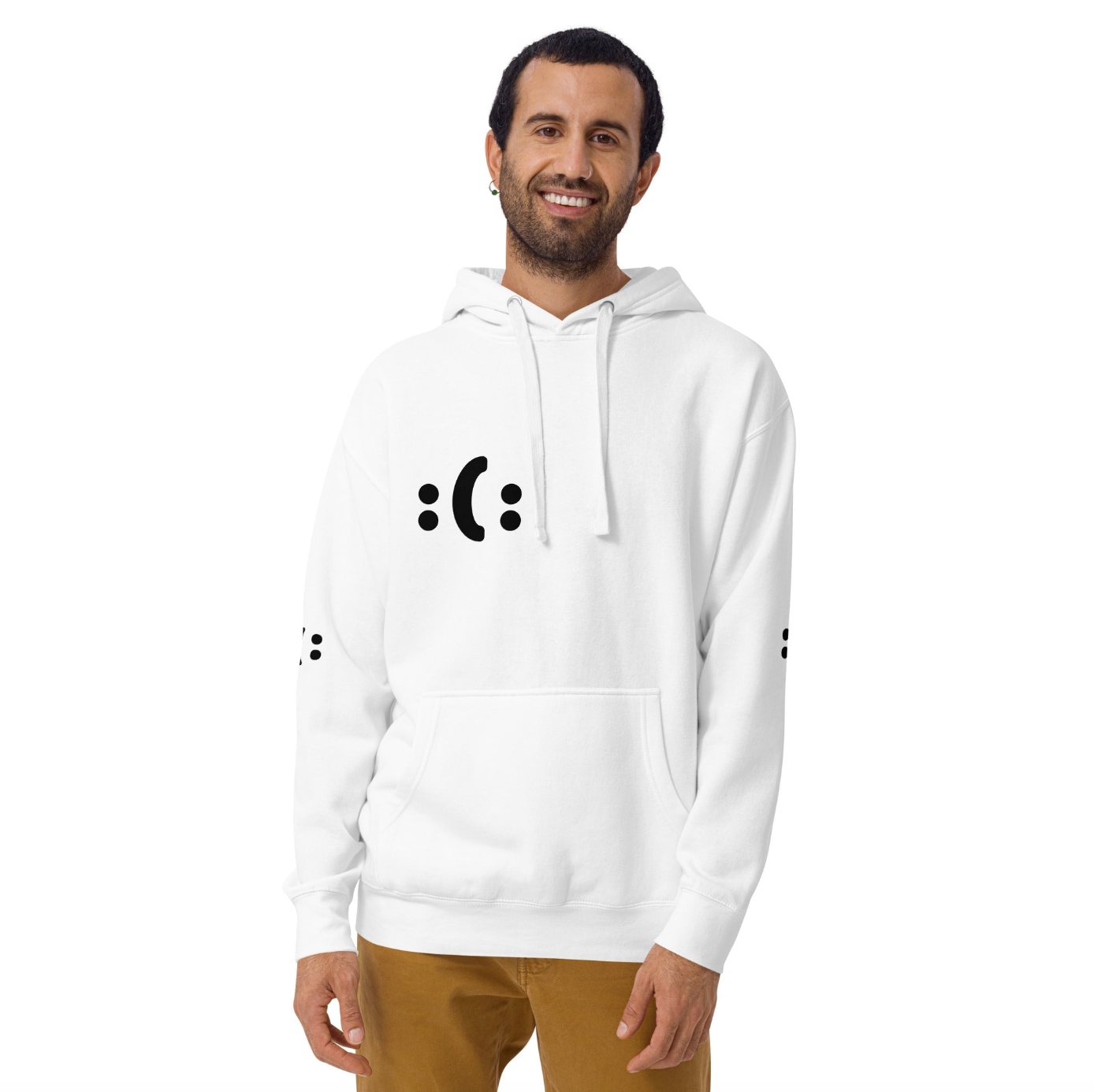 Good Vibes Only White Hoodie / Unisex - Street Style SS24 NK