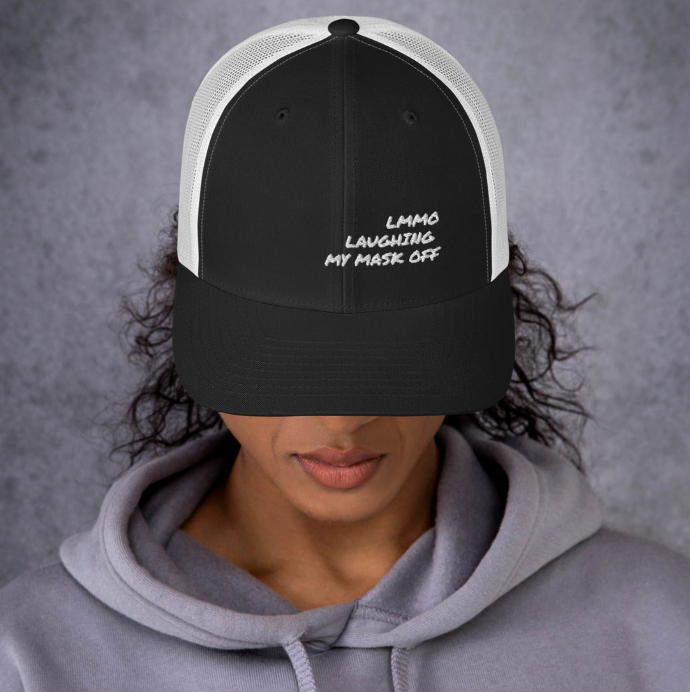 Street stylec- LMMO-laughing my mask off " - Unisex baseball cap