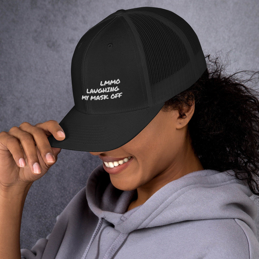 LMMO-laughing my mask off " -unisex baseball cap - LaLa Daily Shop