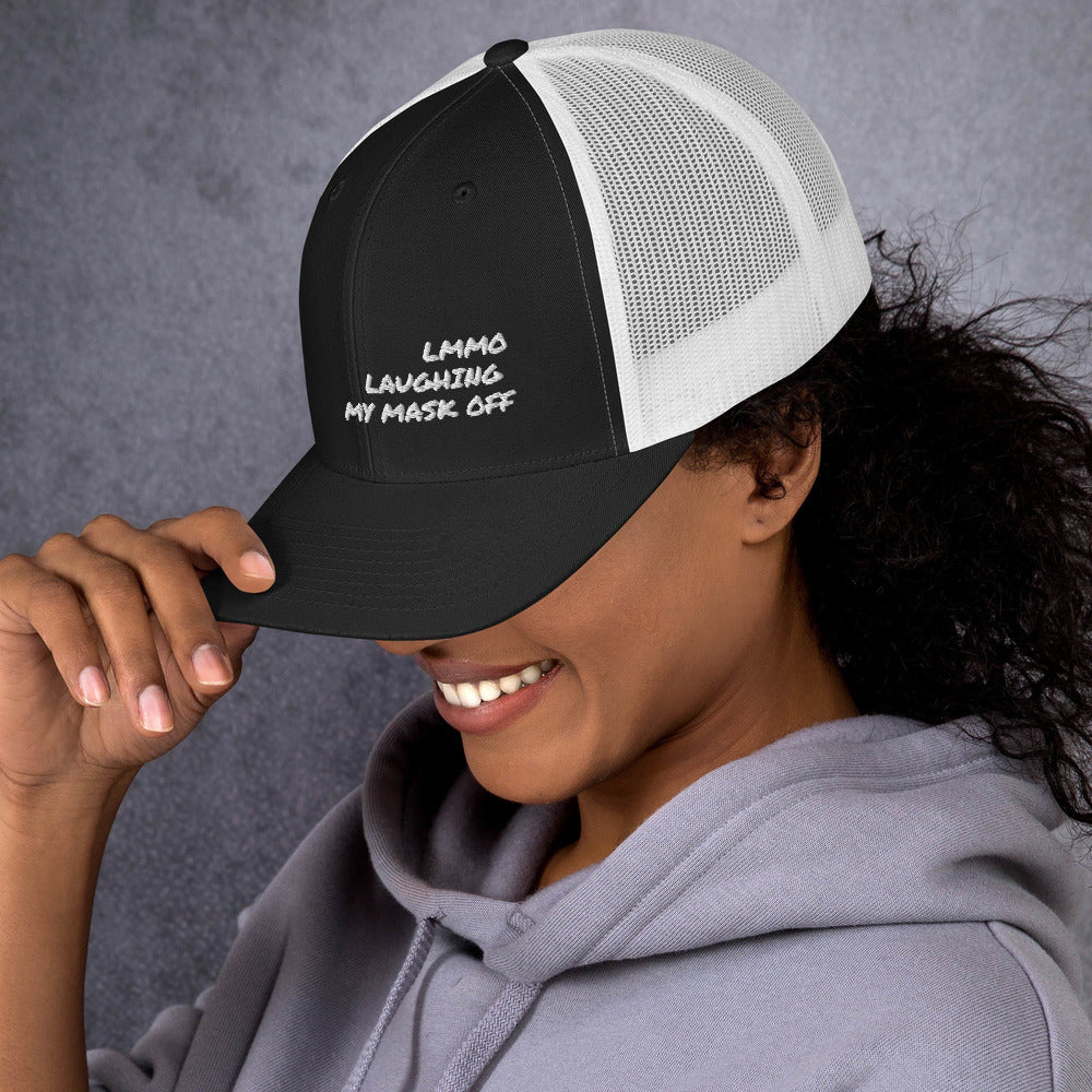 LMMO-laughing my mask off " -unisex baseball cap - LaLa Daily Shop